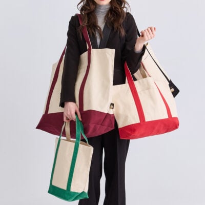 Strandtasche aus Canvas mit abgesetzten Henkeln | Klein /Standard /Mittel /XL