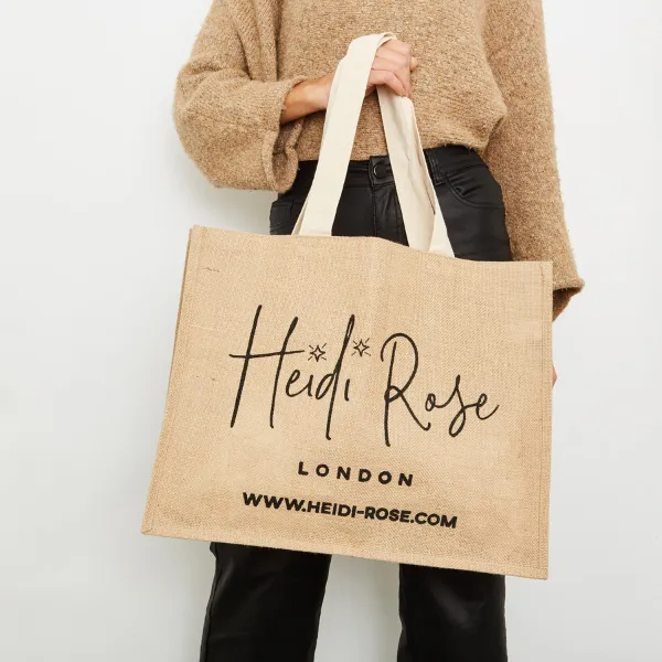 Taschen aus Jute/ Sackleinen