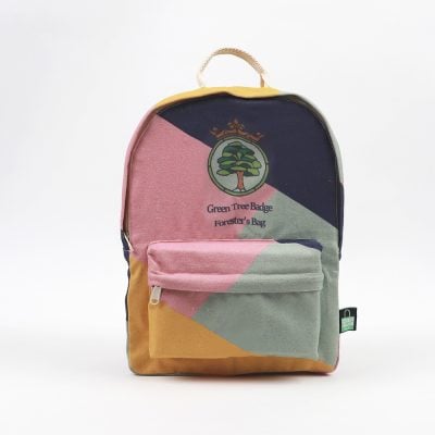 Green Tree Badge Kinder Leinwand Rucksack von Supreme Creations