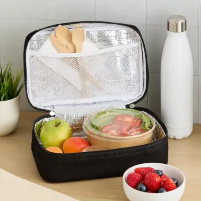 Maßgefertigte Lunchbox aus Canvas | 25 cm l x 10 cm h x 18 cm t
